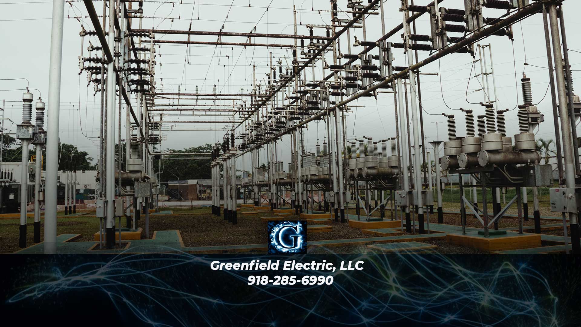 Electric powerstation with Greenfield Electric, LLC logo